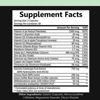 Multivitaminas Probióticas Con Zinc Cromo Selenio Y Vitaminas Esenciales