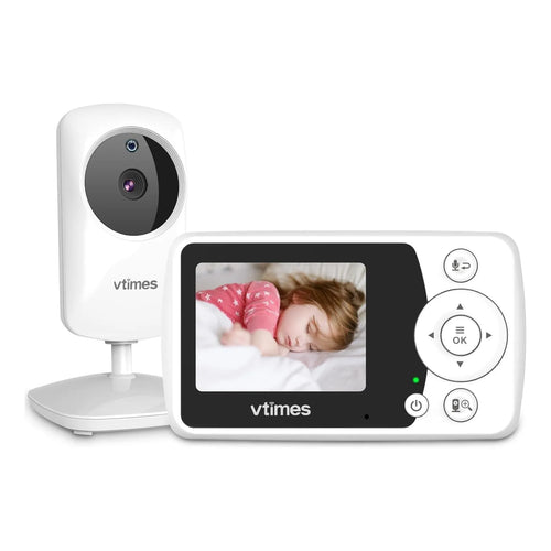 Monitor De Bebé Con Cámara Audio Video LCD 2.4 Pulgadas Wifi Visión Nocturna