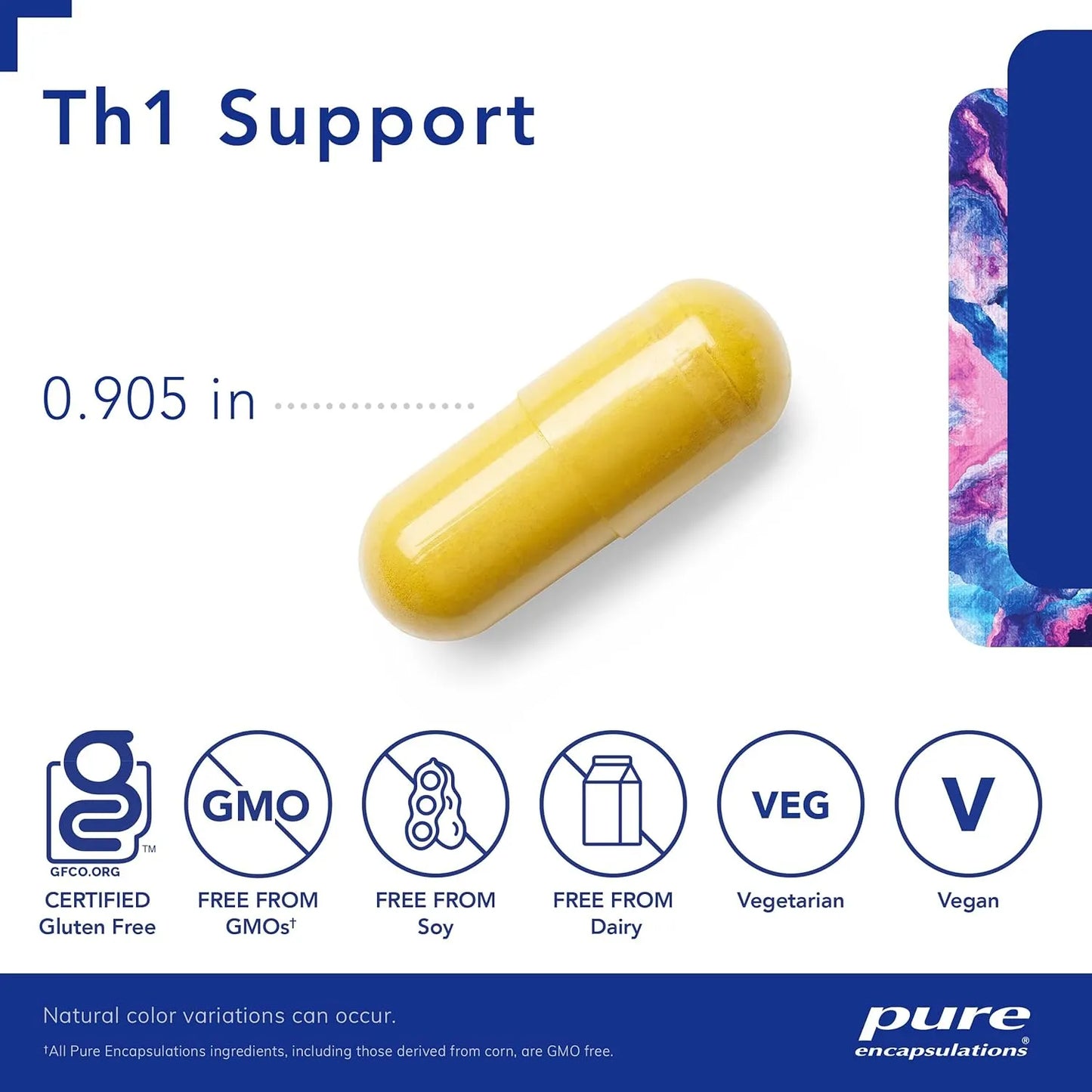 Pure Encapsulations Th1 Support 120 Capsulas Suplemento Soporte Inmunologico