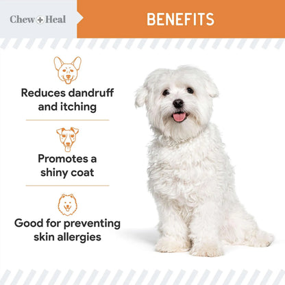 Aceite De Pescado Para Perros 300 Mg Cápsulas Blandas Wild Caught Omega 3 Piel Y Pelaje Saludable