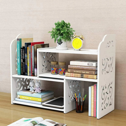 Organizador De Escritorio Multifuncional Blanco Decorativo Oficina Ahorra Espacio
