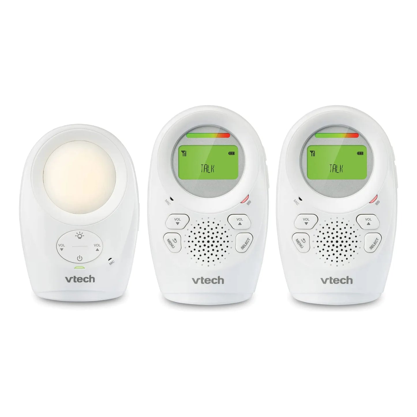 Monitor De Audio Digital Para Bebes Con Rango Mejorado Y Luz Nocturna