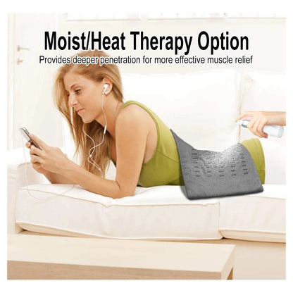 Almohadilla Termica Con Peso Alivio Dolor Espalda Cuello Hombros Calor Humedo