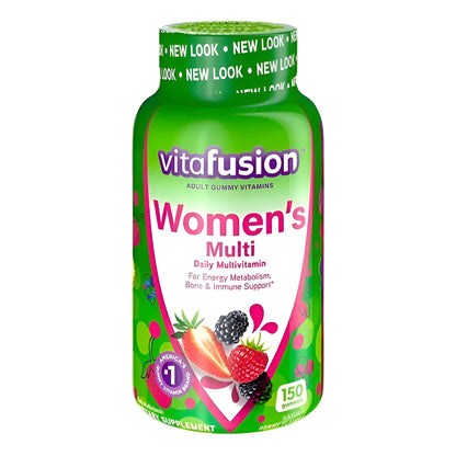 Multivitaminas Mujer Vitafusion Apoyo Diario 150 Gomitas Fresa - Imagen 1