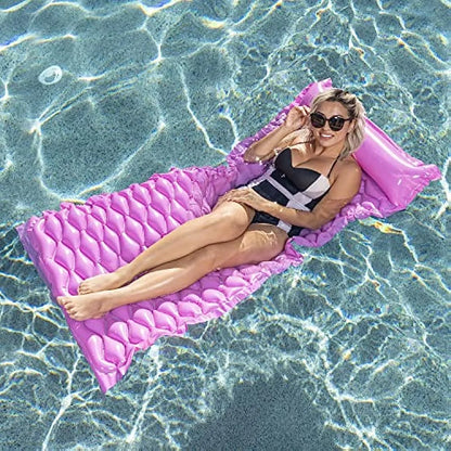 Colchoneta Flotante Inflable De Bolsillo Sloosh Para Piscina Y Playa