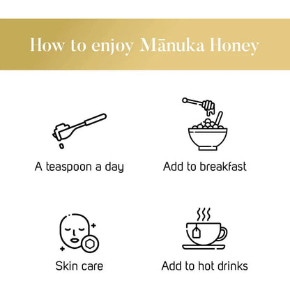 Miel De Manuka Cruda UMF 20+ MGO 829+ Natural 250g Importada De Nueva Zelanda