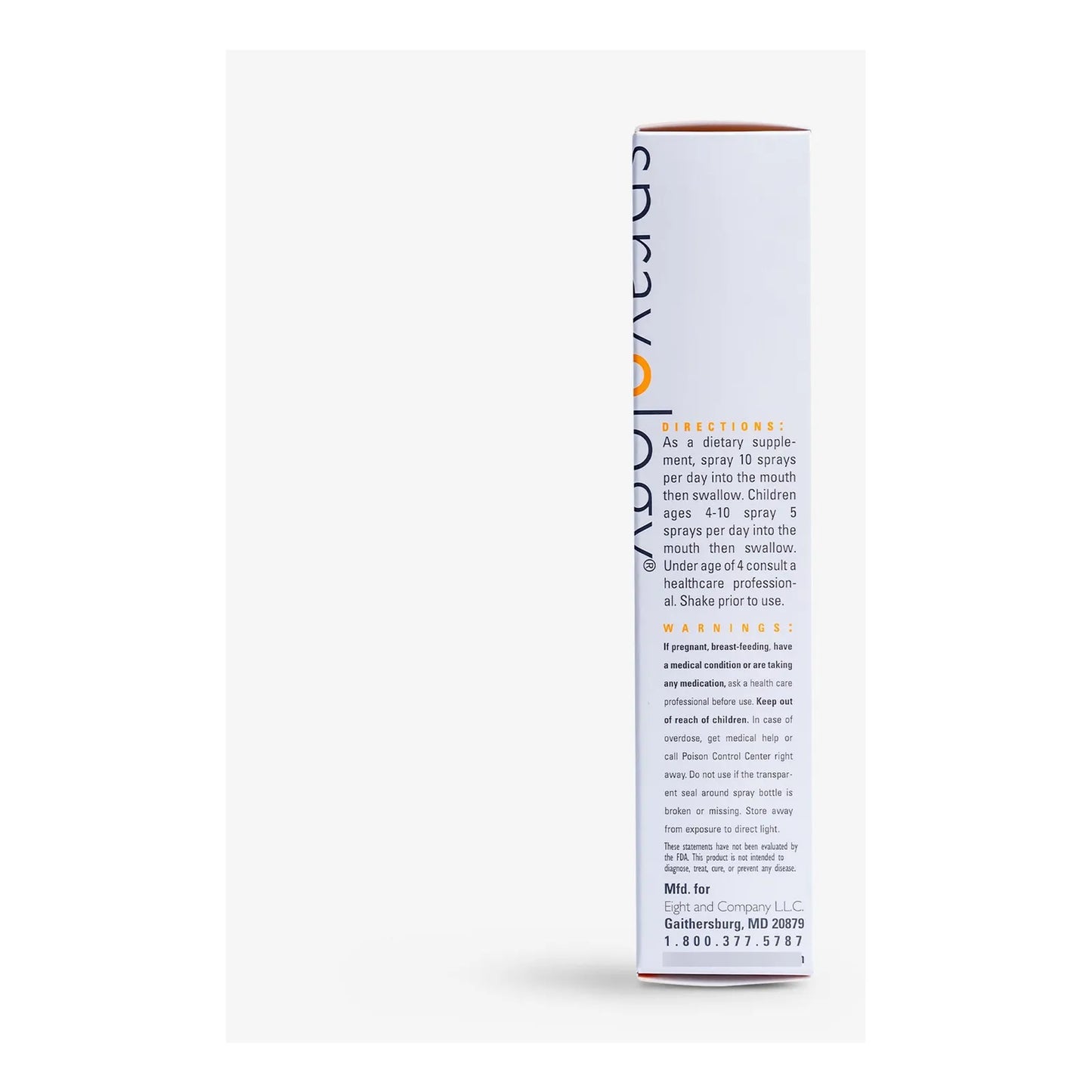 Spray Multivitamínico Diario Alta Absorción B12 D3 Folato Biotina Sabor Bayas