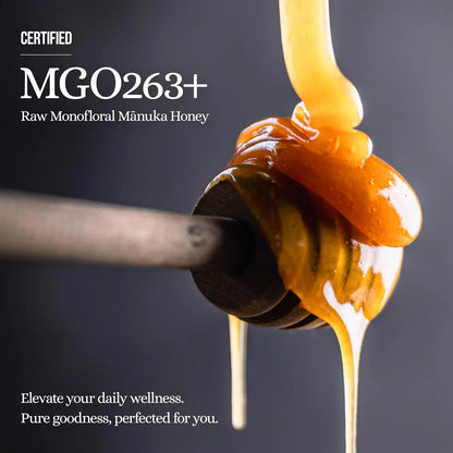 Miel De Manuka Cruda Paquetes Para Llevar 24 X 5.1 G Mgo263 UMF 10+ Certificada