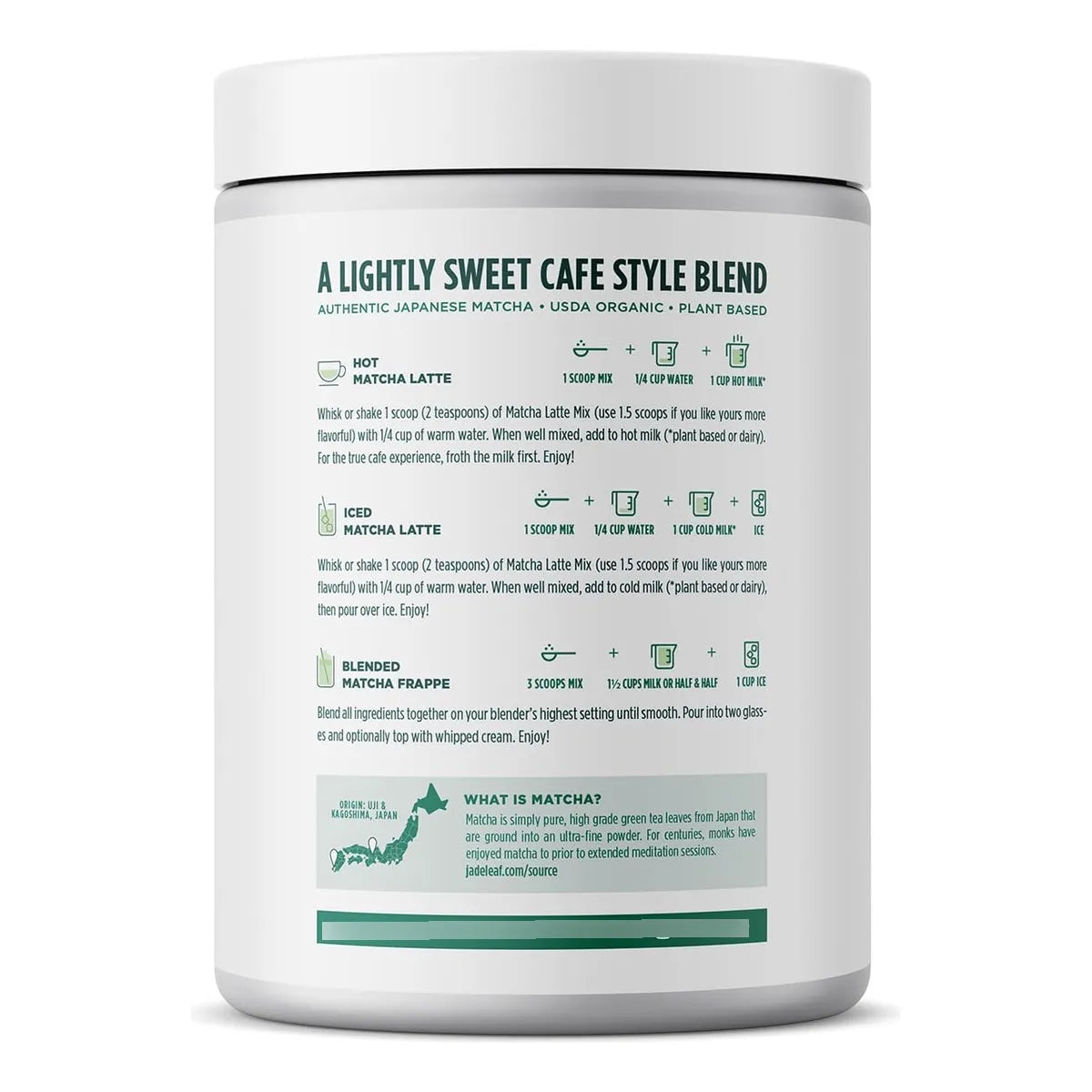 Polvo De Té Verde Matcha Latte Orgánico Premium Japonés 1 Kg Importado