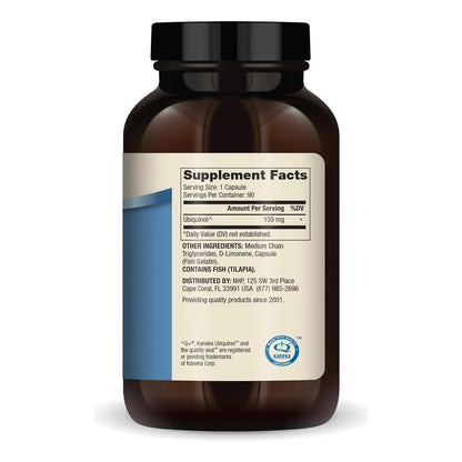 Ubiquinol 150 Mg Dr Mercola Suplemento Energía Antioxidante 90 Cápsulas