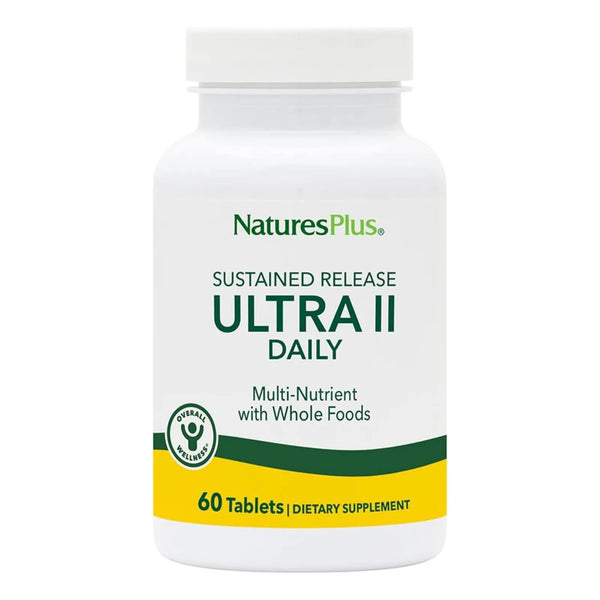 Multivitaminico Ultra Ii Liberacion Sostenida 60 Tabletas NaturesPlus Energia Y Salud