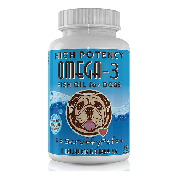 Aceite De Pescado Puro Omega 3 1000 Mg Para Perros Con Vitamina E