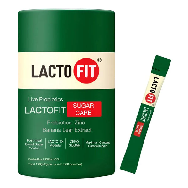 Lacto Fit Probiótico 60 Sobres Con Hoja De Banaba Y Zinc Para Digestión Y Energía