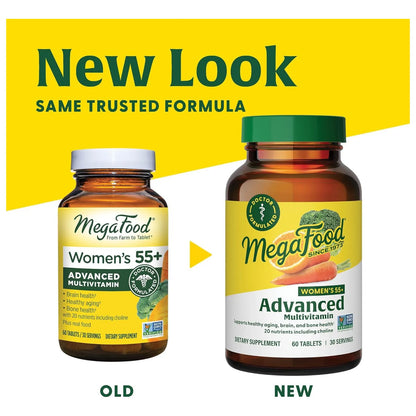 Multivitaminico 55 Mujer Con Vitamina D B12 Biotina Zinc Colina 120 Tabletas