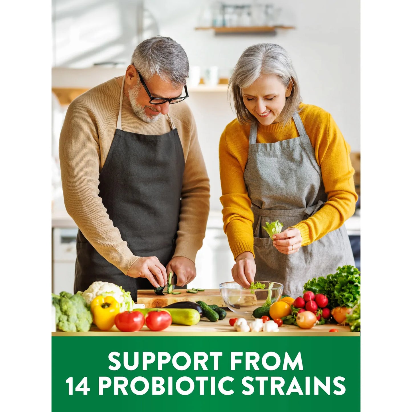 Natures Truth Probiótico 50 Mil Millones UFC Con Prebióticos 60 Cápsulas Salud Digestiva