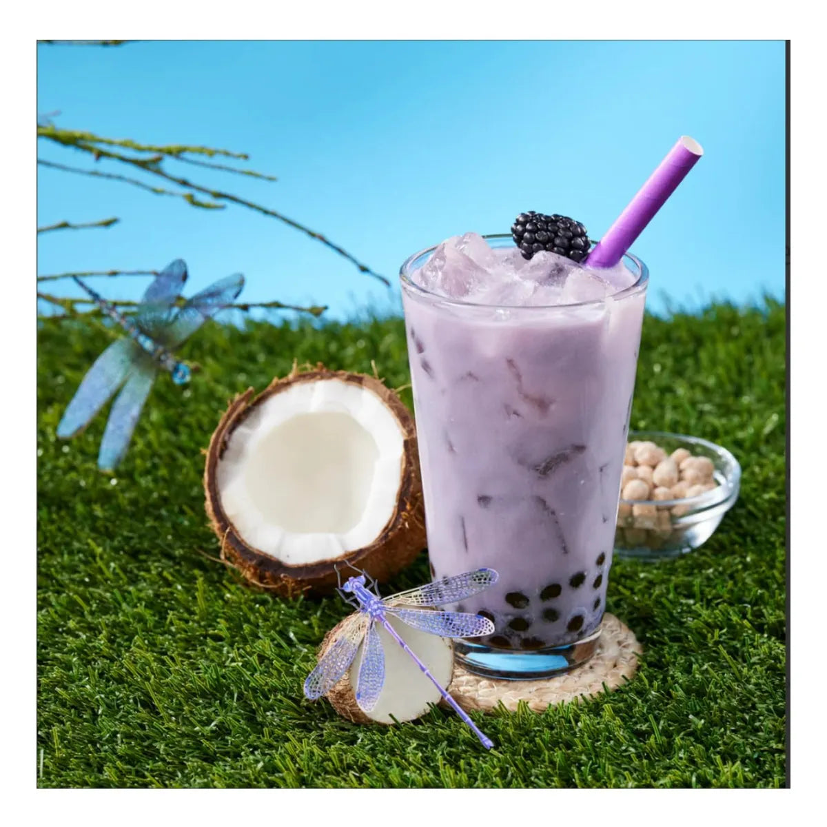 Big Train Dragonfly Blended Creme Frappe Mix Taro 35 Libras Sabor Exotico Y Cremoso