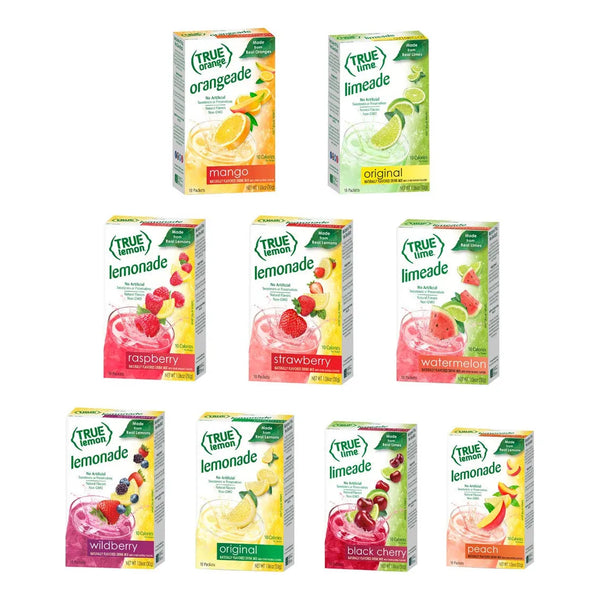 Kit True Lemon 9 Sabores Limonadas Naturales Sin Azúcar Ni Conservantes