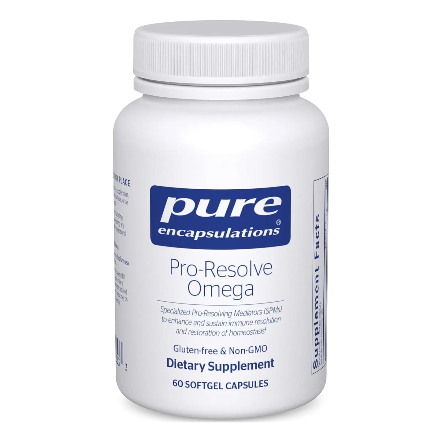 Pure Encapsulations Pro Resolve Omega 60 Capsulas Acidos Grasos Para Corazon E Inmunidad
