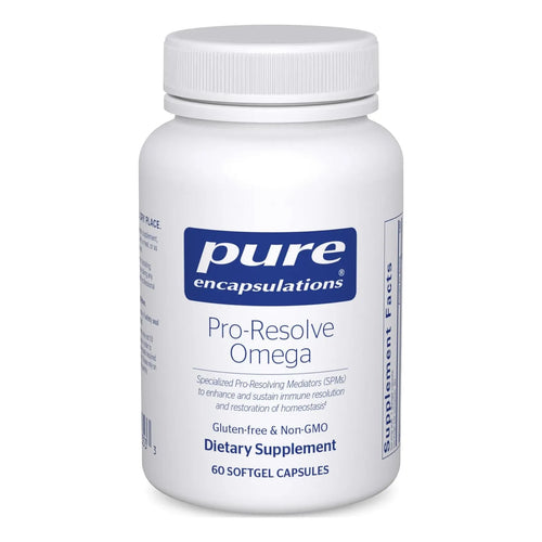 Pure Encapsulations Pro Resolve Omega 60 Capsulas Acidos Grasos Para Corazon E Inmunidad