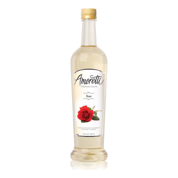 Jarabe Premium De Rosa 750 Ml Sabor Delicado Y Floral