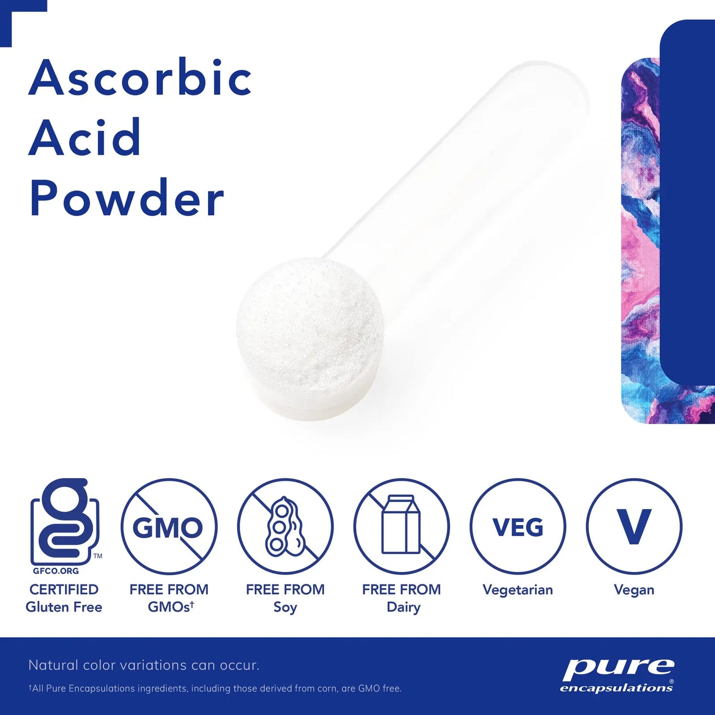 Polvo De Acido Ascorbico Hipoalergenico Vitamina C Antioxidante 8 Onzas