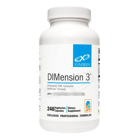 Dimensión 3 Suplemento DIM Con Curcumina Y Bioperina Equilibrio Hormonal