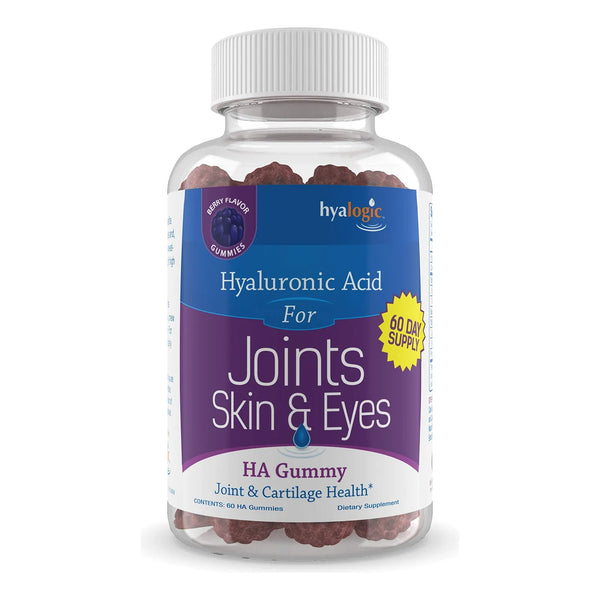 Gomitas De Acido Hialuronico Sabor A Bayas Para Piel Articulaciones Y Ojos 60 Unidades