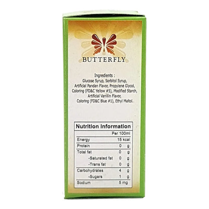 Sabor Pandan Mariposa 60 Ml Paquete Doble Con Cucharada Rosa Importado