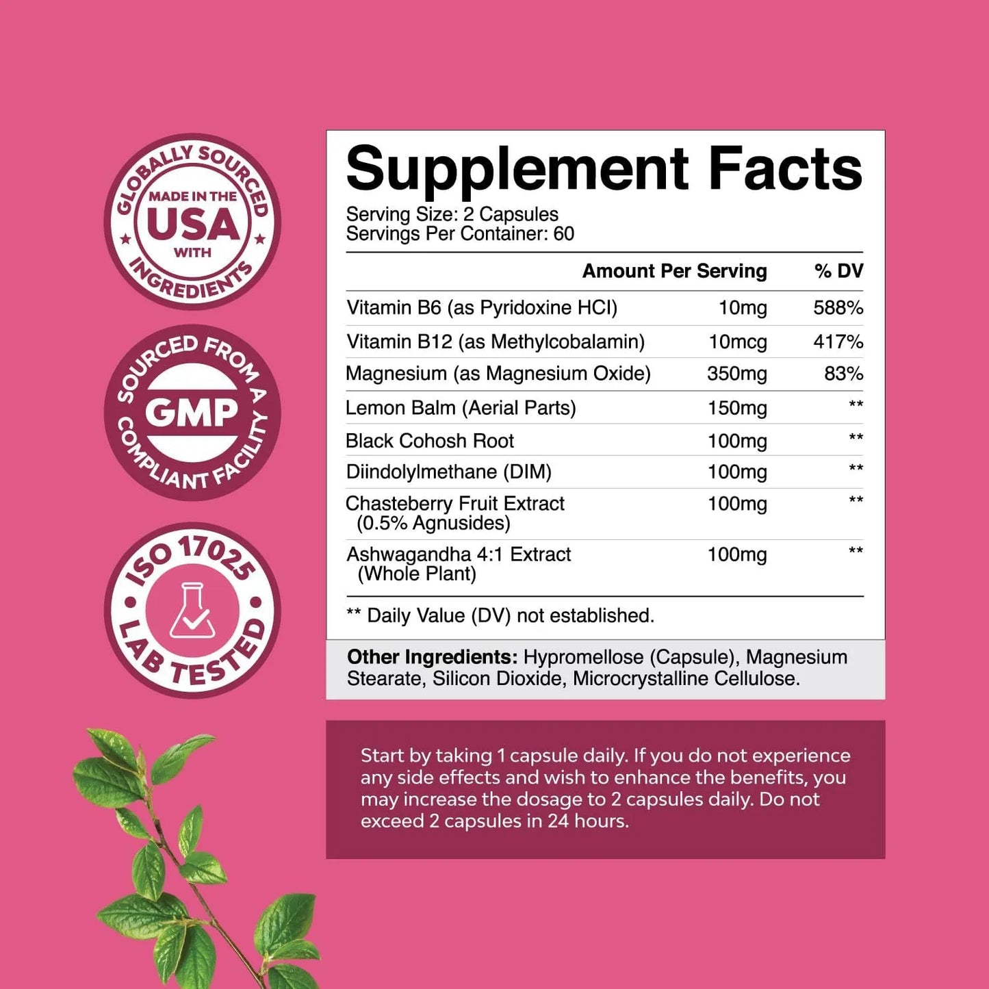 Suplemento Para Síndrome Premenstrual Alivia Calambres Equilibrio Hormonal Natural