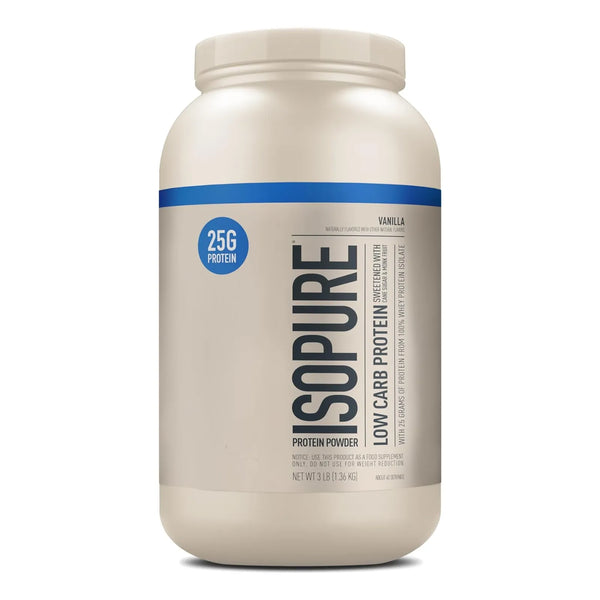 Isopure Zero Carb Proteina Vainilla 3 Lb Aislado Suero Musculo Cetosis
