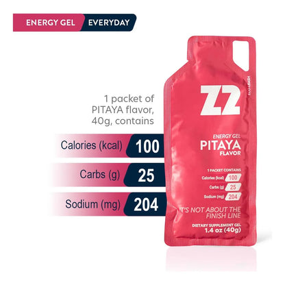 Gel Energizante Pitaya Con Electrolitos Aumenta Resistencia Entrenamiento Ciclismo Running