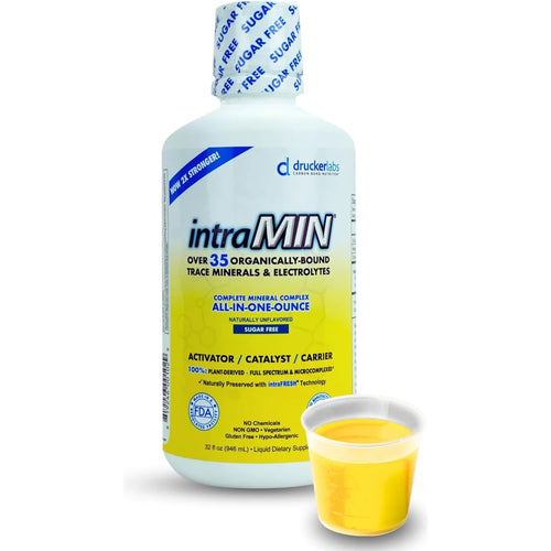 Suplemento De Minerales Líquidos Orgánicos IntraMIN Para Apoyo Inmunológico Y Muscular 32 Onzas