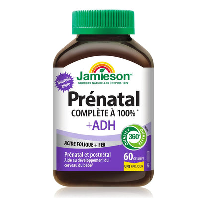Multivitaminico Prenatal Completo Con Dha 60 Capsulas Blandas Jamieson