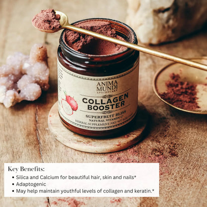 Polvo Potenciador De Colageno Vegano Para Piel Cabello Y Uñas 5 Onzas