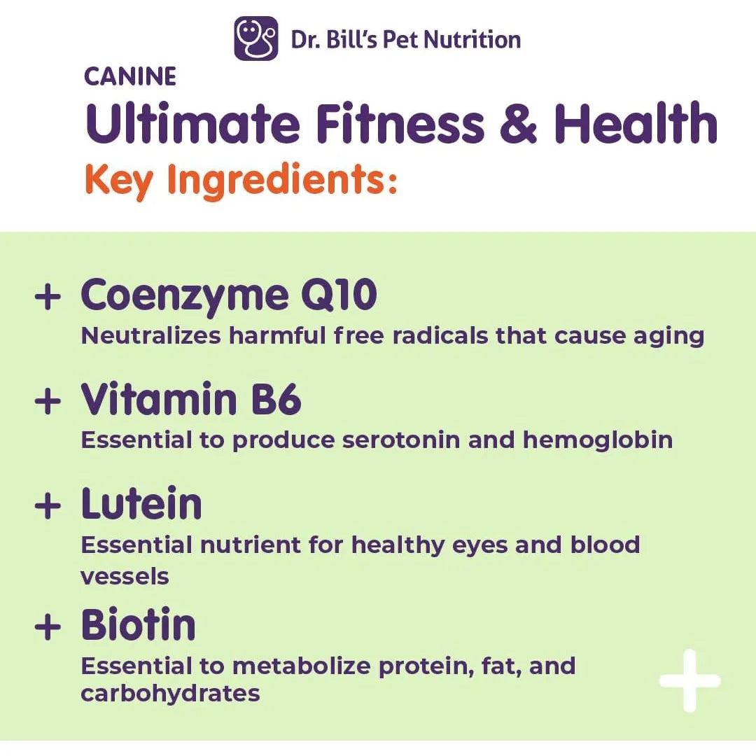 Vitaminas Caninas Multivitaminico Con Coenzima Q10 Para Perros Dr Bills