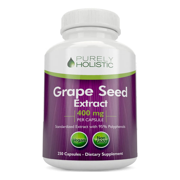 Extracto De Semilla De Uva 20000 Mg 250 Cápsulas Veganas 95 Polifenoles