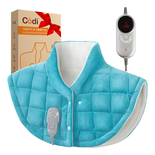 Almohadilla Termica Electrica Con Peso Para Cuello Y Hombros Alivia Dolor Muscular