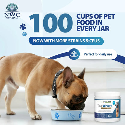Total-Biotics Probióticos Para Perros Y Gatos Con Prebióticos Salud Intestinal Premium