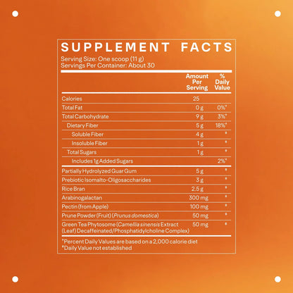 Shift Polvo De Fibra Vegetal Prebiótica Salud Intestinal Hormonal Y Digestiva