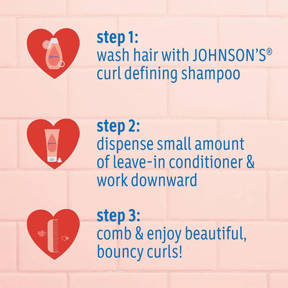 JohnsonS Curl Defining Acondicionador Ninos Manteca Karite Cabello Fresco Y Manejable