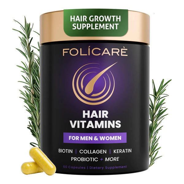 Vitaminas Cabello Piel Uñas Con Biotina Colágeno Queratina Probióticos