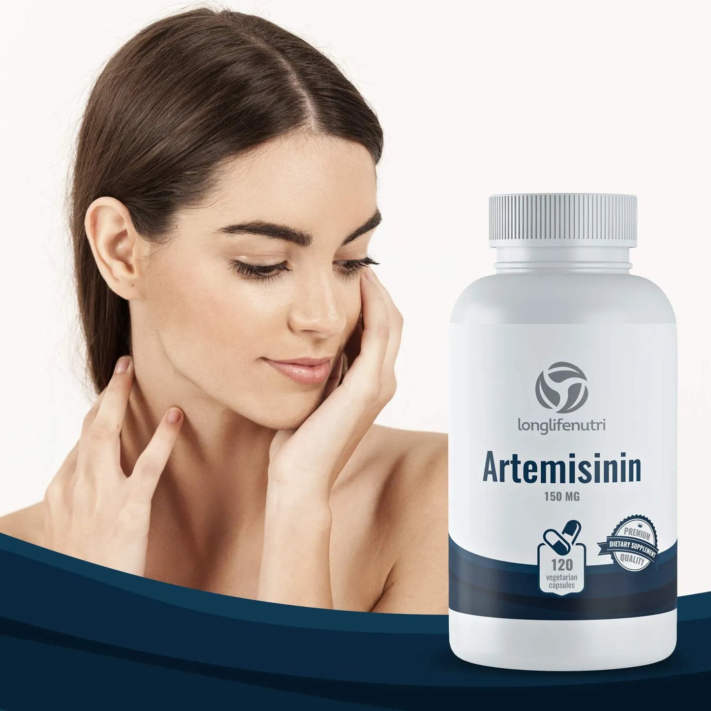 Artemisinina 150mg 120 Cápsulas Extracto Puro Ajenjo Dulce Suministro 4 Meses