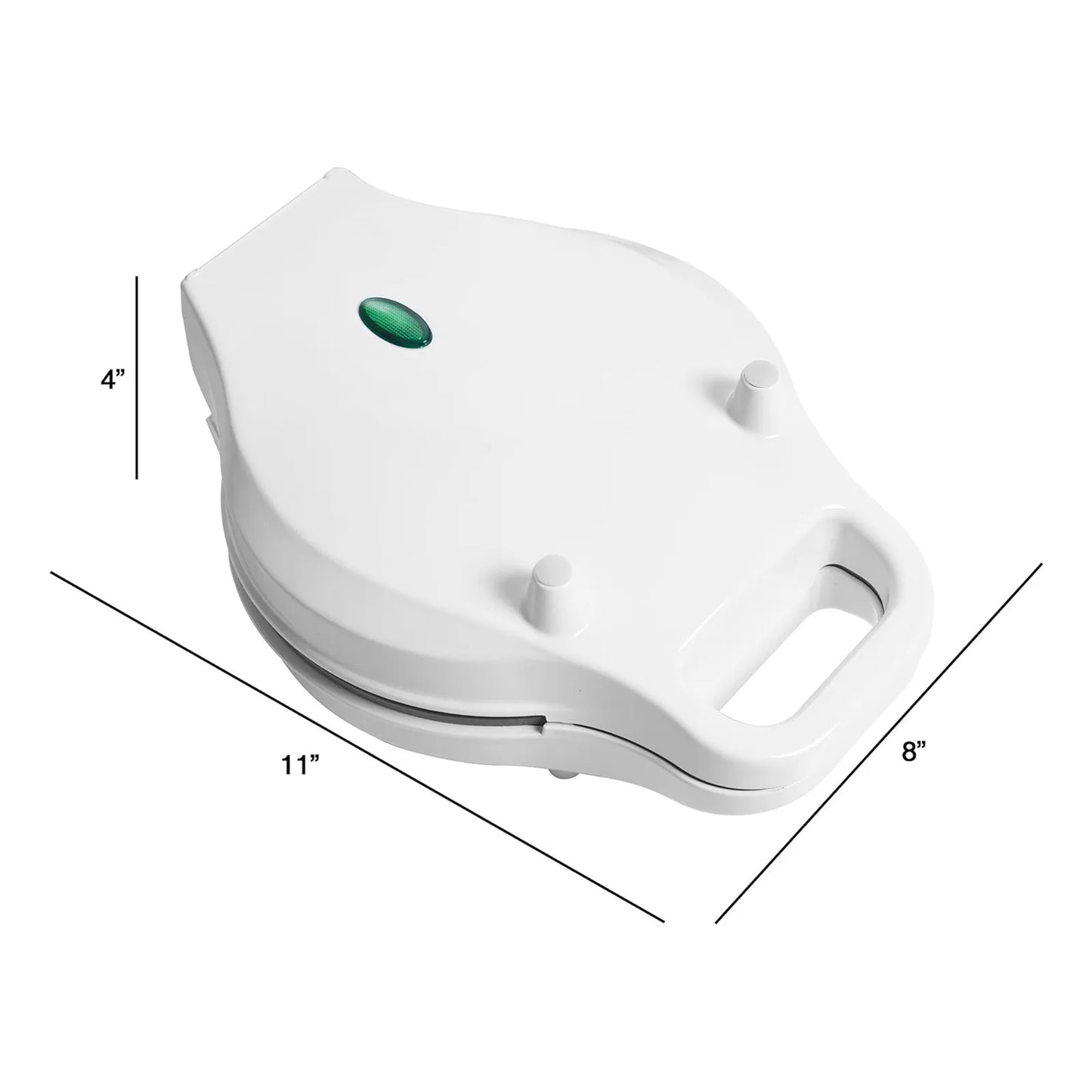 Maquina De Donas Mini Chef Buddy Blanco Hornea 7 Donas Facil Rapido Y Delicioso