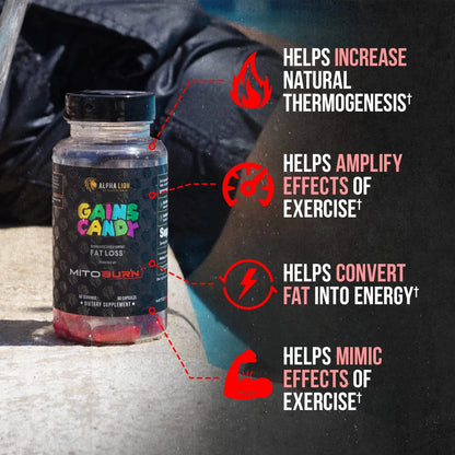 Gains Candy Píldoras Pérdida Peso Supresor Apetito Energía Metabolismo
