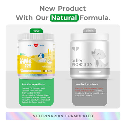 Masticables Suaves Para Perros Con SAMe 90 Unidades Soporte Hepático Y Cognitivo