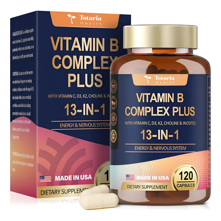 Complejo Vitamina B Totaria Bienestar Diario 120 Cápsulas - Imagen 1