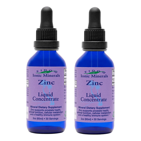 Concentrado Liquido De Zinc Eidon Ionic Minerals Suplemento Para Sistema Inmunologico Y Piel 2 Onzas