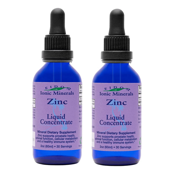 Concentrado Liquido De Zinc Eidon Ionic Minerals Suplemento Para Sistema Inmunologico Y Piel 2 Onzas