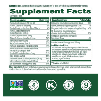 Tabletas Energizantes Multivitamínico Para Hombres Con Vitaminas B12 B6 D3 Y Zinc