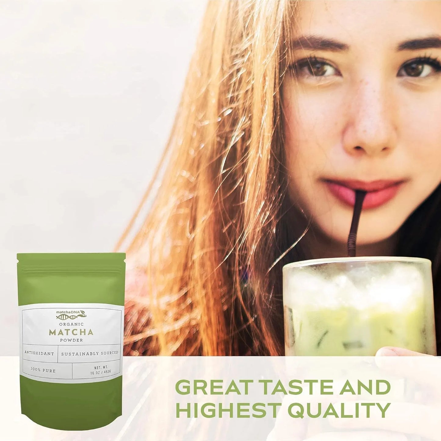 MatchaDNA Organico Culinario Matcha Te Verde Polvo 16 Oz Energia Natural Y Versatilidad En Cocina